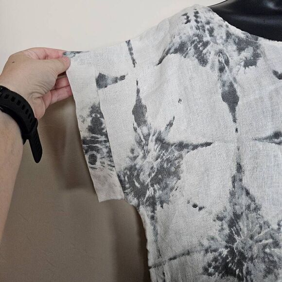 Bellambia Tie Dye Linen Blouse - Picture 3 of 7
